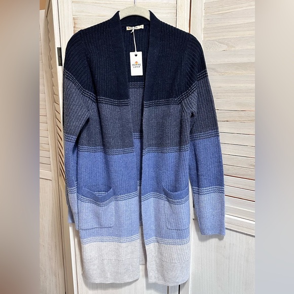 Marine Layer Cabin Cardigan Blue Ombre - Picture 6 of 9